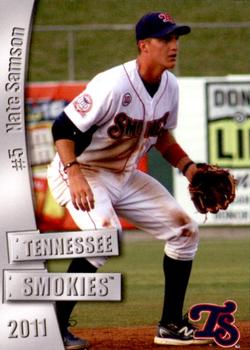 2011 Grandstand Tennessee Smokies #NNO Nate Samson Front