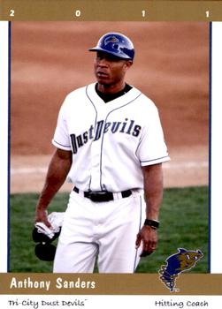 2011 Grandstand Tri-City Dust Devils #NNO Anthony Sanders Front