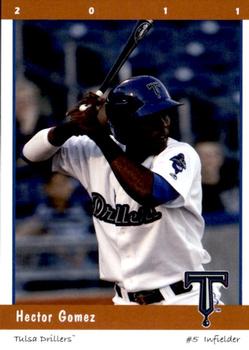 2011 Grandstand Tulsa Drillers #NNO Hector Gomez Front