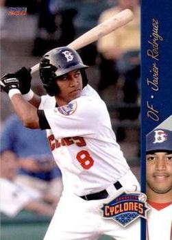 2011 Choice Brooklyn Cyclones #22 Javier Rodriguez Front