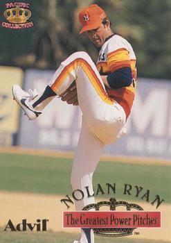 1996 Pacific Advil Nolan Ryan #25 Nolan Ryan Front