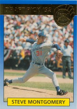 1992 Front Row Draft Picks - Gold #87 Steve Montgomery Front
