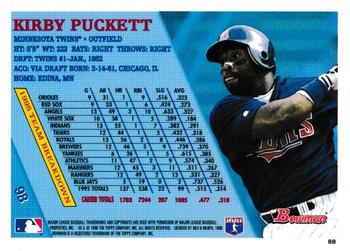 1996 Bowman - Foil #98 Kirby Puckett Back