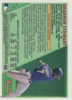 1996 Bowman - Foil #177 Shannon Stewart Back