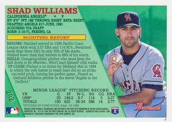 1996 Bowman - Foil #282 Shad Williams Back