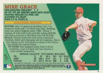 1996 Bowman - Foil #341 Mike Grace Back