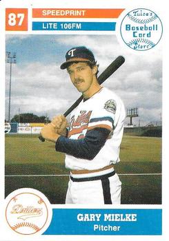 1987 Tulsa Drillers #26 Gary Mielke Front
