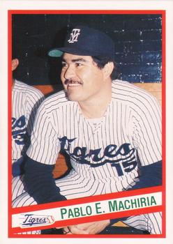 1992 Liga Mexicana de Beisbol #17 Pablo Machiria Front
