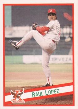 1992 Liga Mexicana de Beisbol #51 Raul Lopez Front