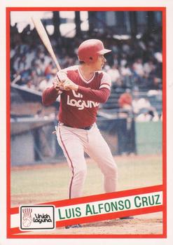 1992 Liga Mexicana de Beisbol #58 Luis Alfonso Cruz Front