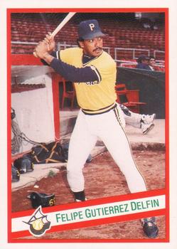 1992 Liga Mexicana de Beisbol #91 Felipe Gutierrez Delfin Front