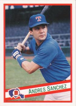 1992 Liga Mexicana de Beisbol #93 Andres Sanchez Front