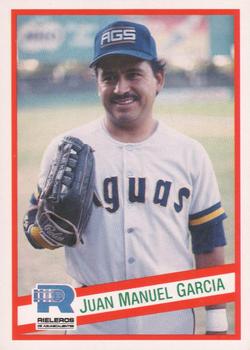 1992 Liga Mexicana de Beisbol #128 Juan Manuel Garcia Front
