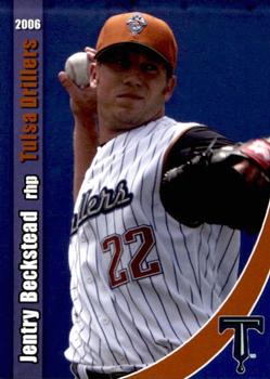 2006 Grandstand Tulsa Drillers #13 Jentry Beckstead Front