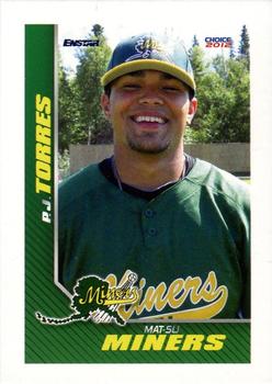 2012 Choice Mat-Su Miners #25 P.J. Torres Front