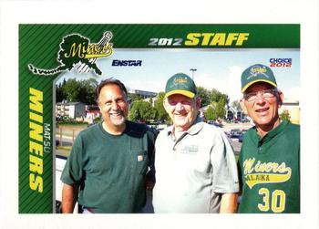2012 Choice Mat-Su Miners #29 Pete Christopher / Bob Plumley / Terry Johnson Front
