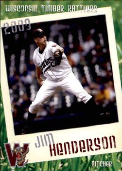 2009 Grandstand Wisconsin Timber Rattlers #NNO Jim Henderson Front