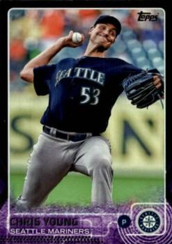 2015 Topps - Purple #81 Chris Young Front