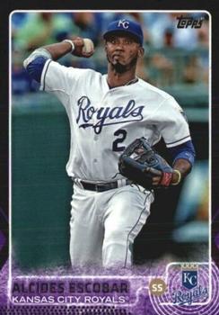 2015 Topps - Purple #137 Alcides Escobar Front