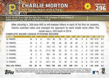 2015 Topps - Purple #296 Charlie Morton Back