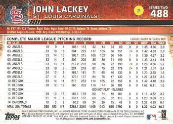 2015 Topps - Purple #488 John Lackey Back