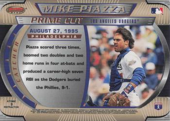 1996 Bowman's Best - Best Cuts Atomic Refractor #9 Mike Piazza Back