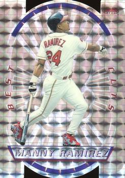 1996 Bowman's Best - Best Cuts Atomic Refractor #10 Manny Ramirez Front