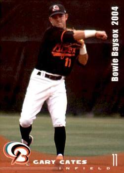 2004 Grandstand Bowie Baysox #NNO Gary Cates Front