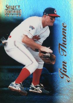 1996 Select Certified - Mirror Blue #69 Jim Thome Front