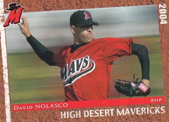 2004 Grandstand High Desert Mavericks #NNO David Nolasco Front
