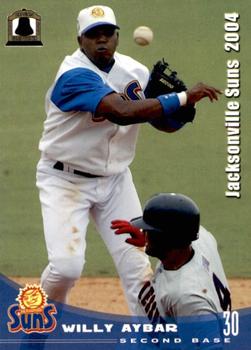 2004 Grandstand Jacksonville Suns #NNO Willy Aybar Front