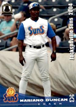 2004 Grandstand Jacksonville Suns #NNO Mariano Duncan Front