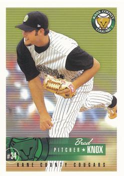 2004 Grandstand Kane County Cougars #NNO Brad Knox Front