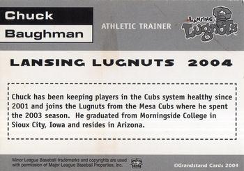 2004 Grandstand Lansing Lugnuts #NNO Chuck Baughman Back