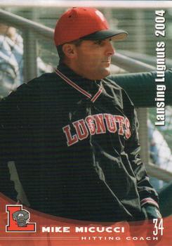 2004 Grandstand Lansing Lugnuts #NNO Mike Micucci Front