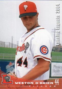 2004 Grandstand Lansing Lugnuts #NNO Weston O'Brien Front