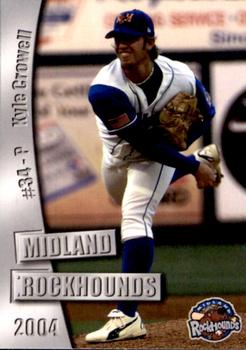 2004 Grandstand Midland RockHounds #NNO Kyle Crowell Front