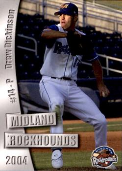 2004 Grandstand Midland RockHounds #NNO Drew Dickinson Front