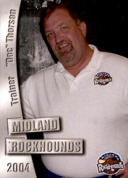 2004 Grandstand Midland RockHounds #NNO Brian Thorson Front