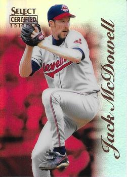 1996 Select Certified - Mirror Red #88 Jack McDowell Front
