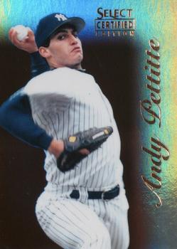 1996 Select Certified - Mirror Red #91 Andy Pettitte Front