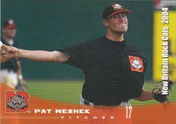 2004 Grandstand New Britain Rock Cats #NNO Pat Neshek Front