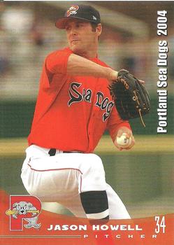 2004 Grandstand Portland Sea Dogs #NNO Jason Howell Front