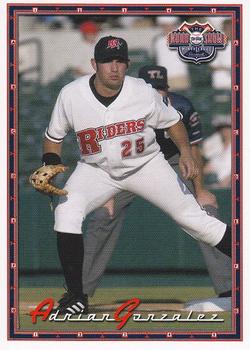 2004 Grandstand Road to the Show Top Prospects #NNO Adrian Gonzalez Front