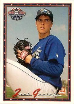 2004 Grandstand Road to the Show Top Prospects #NNO Zack Greinke Front