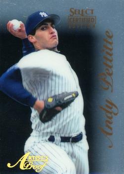 1996 Select Certified - Artist's Proofs #91 Andy Pettitte Front