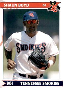 2004 Grandstand Tennessee Smokies #NNO Shaun Boyd Front