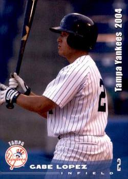 2004 Grandstand Tampa Yankees #NNO Gabe Lopez Front