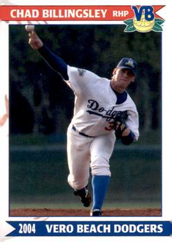2004 Grandstand Vero Beach Dodgers #NNO Chad Billingsley Front