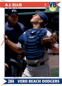 2004 Grandstand Vero Beach Dodgers #NNO A.J. Ellis Front